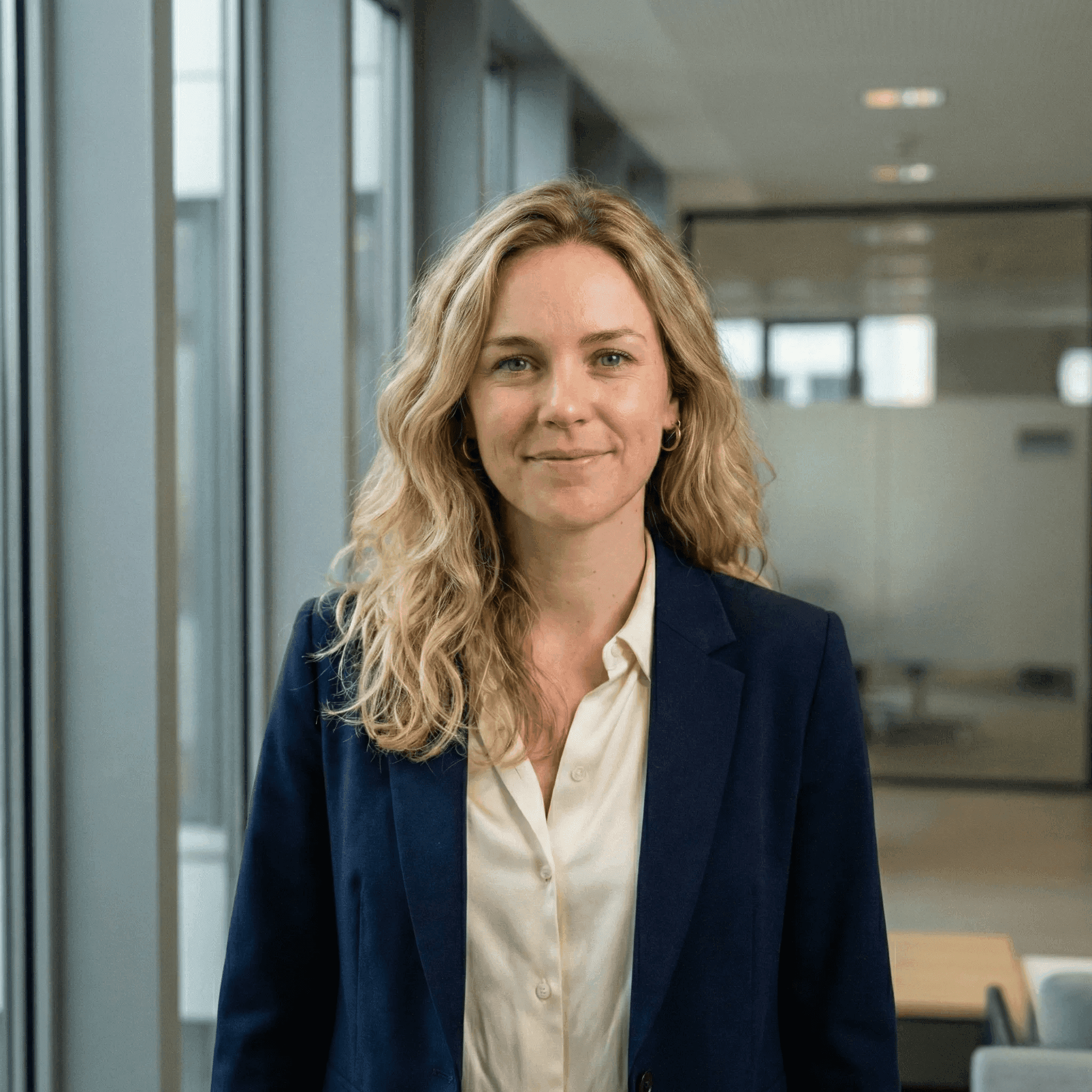 After - Woman casual to professional transformation